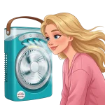 پنکه مه پاش شارژی - سارامکس