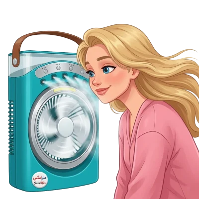 پنکه مه پاش شارژی - سارامکس