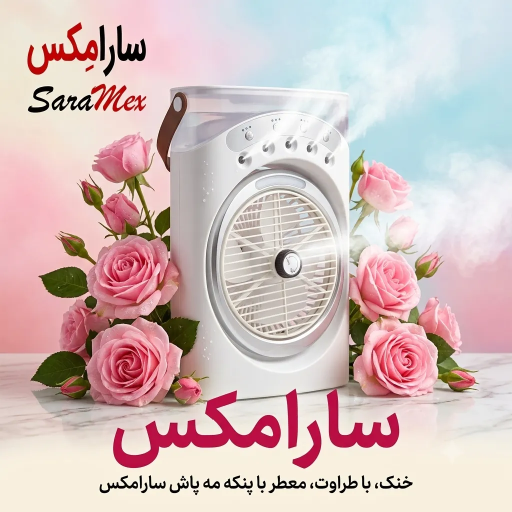 پنکه مه پاش شارژی - سارامکس