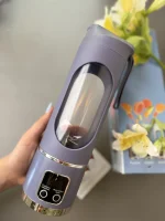 شیکر و اسموتی ساز شارژی HS-860 اورجینال | مخلوط کن 12 تیغه برقی قابل حمل برای اسموتی و پروتئین شیک - Image 8